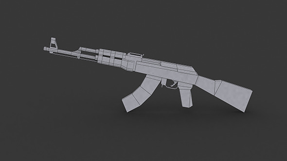 AK-47 Low Ply - 3Docean 5830555