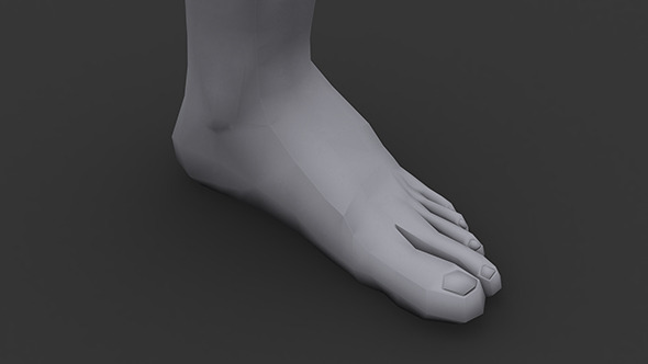Human Male Foot - 3Docean 5831346