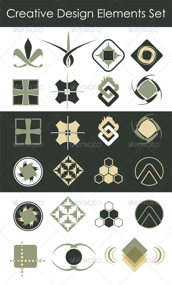 Creative Design Elements Collection - Abstract Conceptual