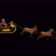 Santa Sleigh With Deers Seamless Loop - VideoHive Item for Sale