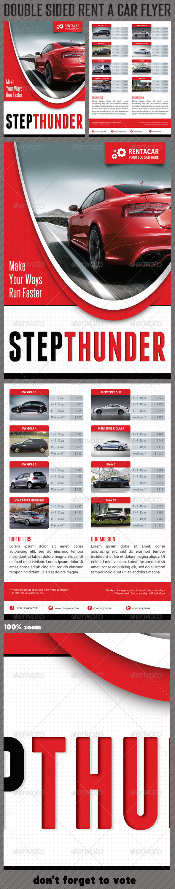 Rent A Car Corporate Flyer 02