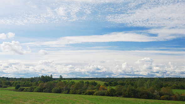 Clouds And Meadow