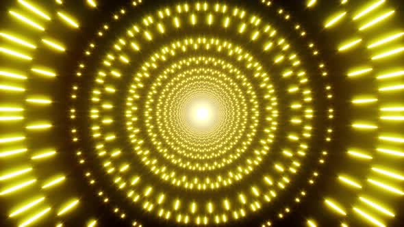 Shiny Yellow Circle Light, Motion Graphics | VideoHive