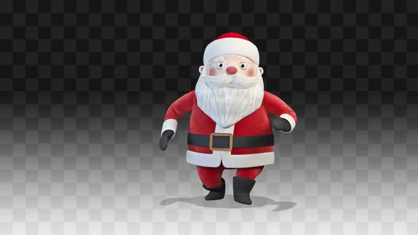 Santa Claus Is Dancing A Salsa Dance alt
