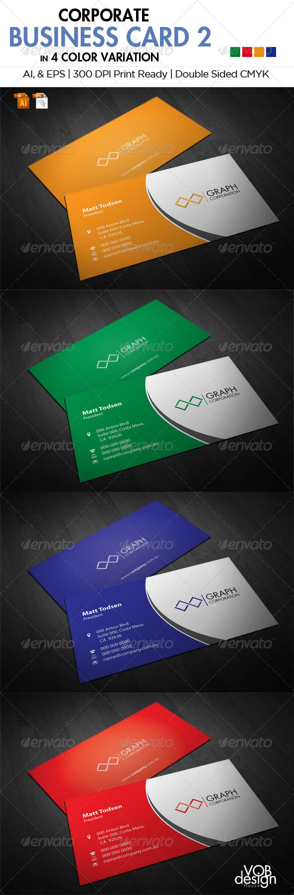 Corporate Business Card 2 - Creative Business Cards