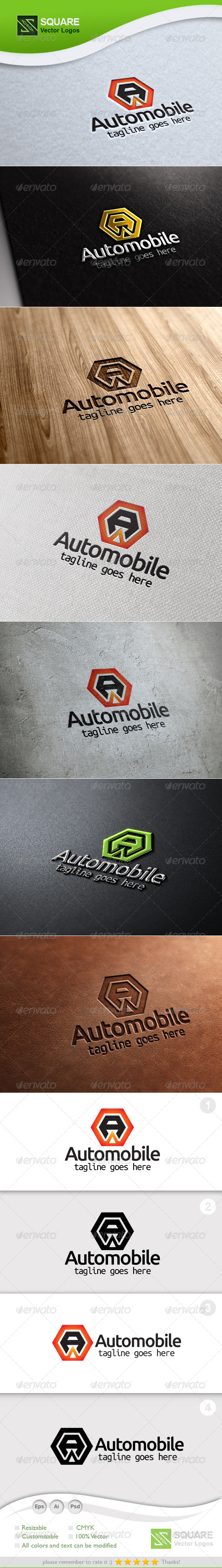 A, Hexagon Vector Logo Template - Letters Logo Templates