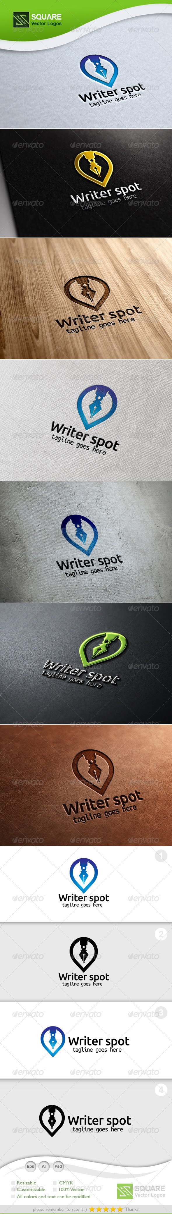 Pen, Locator Vector Logo Template - Symbols Logo Templates