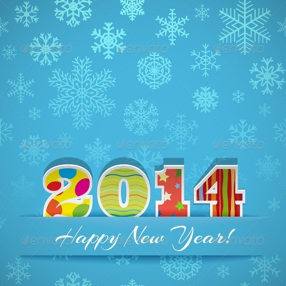 New Year 2014 Background - New Year Seasons/Holidays