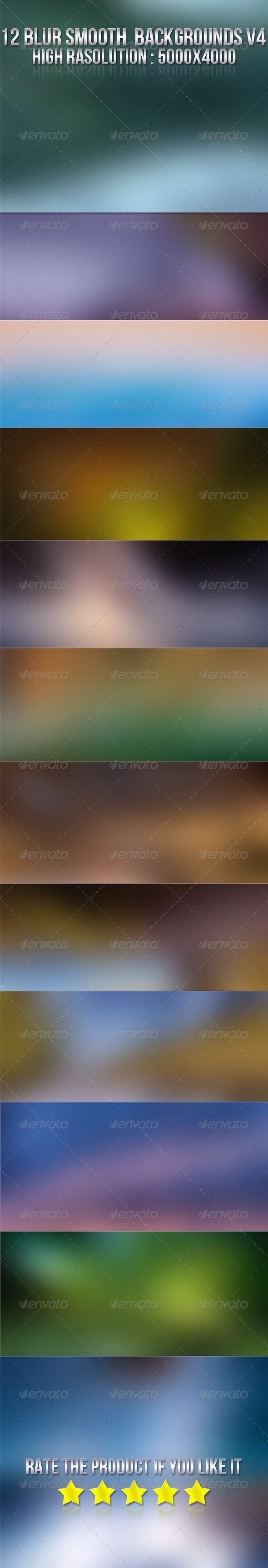 12 Smooth Blur Backgrounds V4 - Abstract Backgrounds