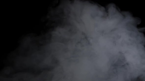 +White Smoke Explosion And Evaporated In The Sky alt