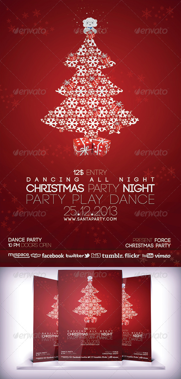 Christmas Party Flyer - Events Flyers