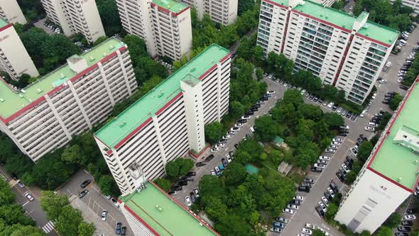 Seoul Apartment Aerial View