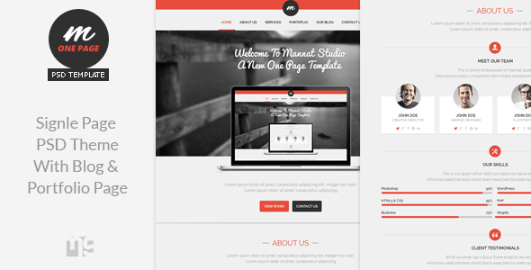 Mannat Studio Flat - ThemeForest 5858777