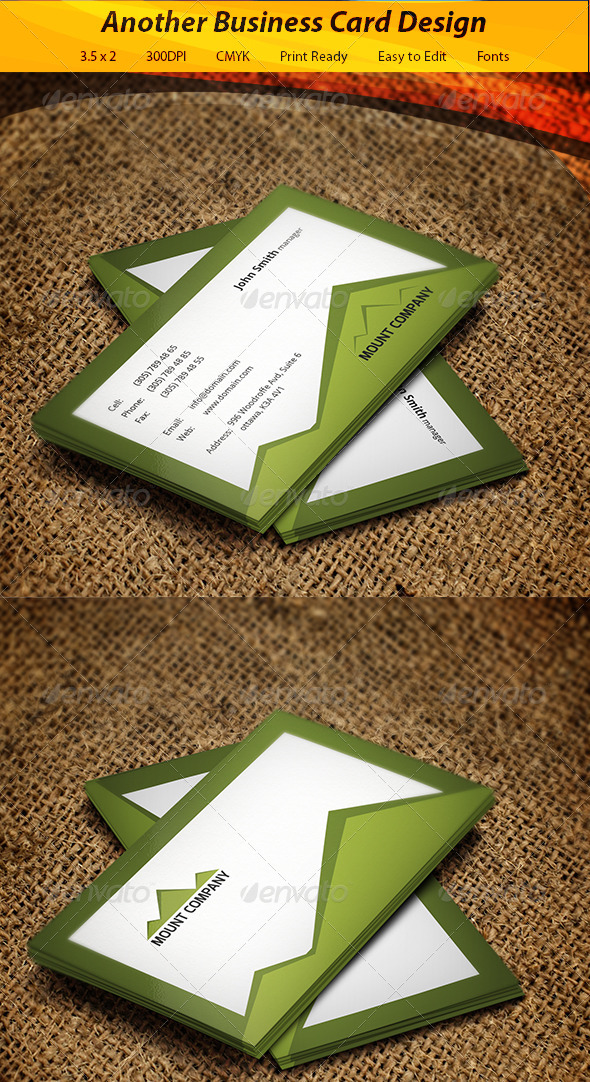 Mount Business Card - Creative Business Cards