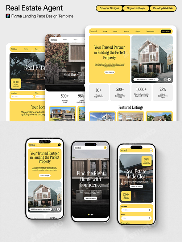 Real Estate Agent Landing Page