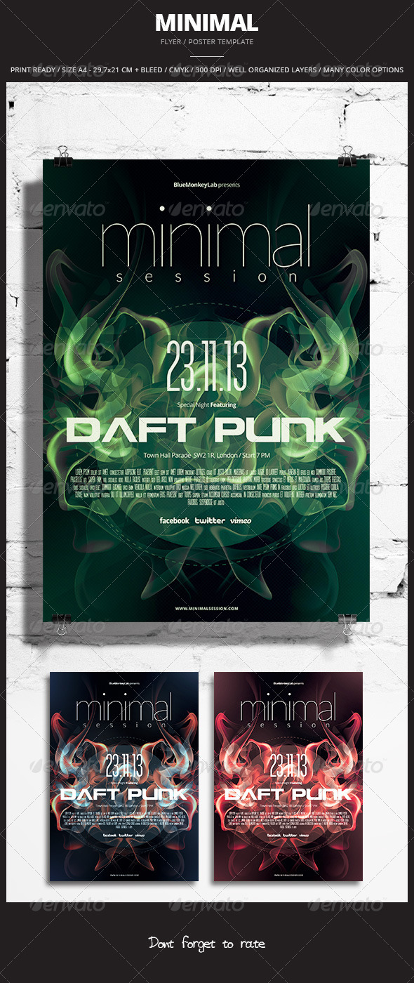 Minimal Flyer / Poster 3 - Events Flyers