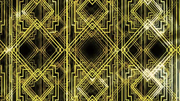 Golden Line For Art Deco 04 4K alt