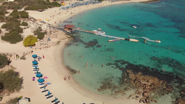 Ayia Napa, Cyprus - Flight Over Makronissos Beach Resort
