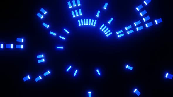 Vj Loops Abstract Flashes Of Blue Light 02