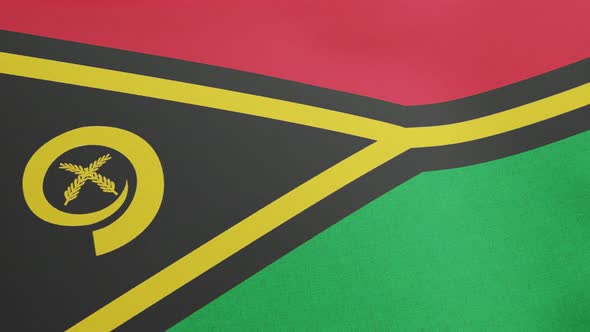 National Flag of Vanuatu Waving Original Colors 3D Render Republic of Vanuatu Flag Textile Designed alt