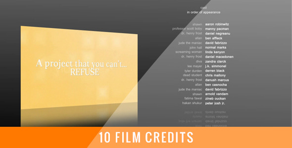 10 Film Credits