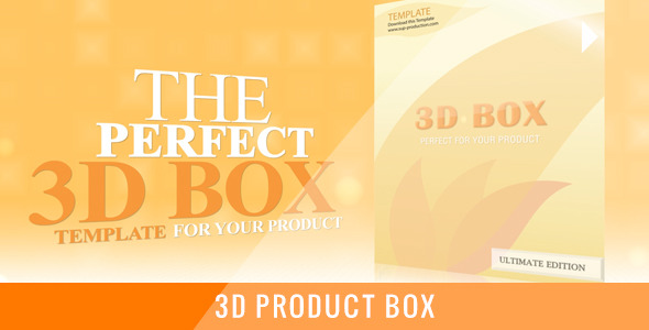 3D Product Box Presentation