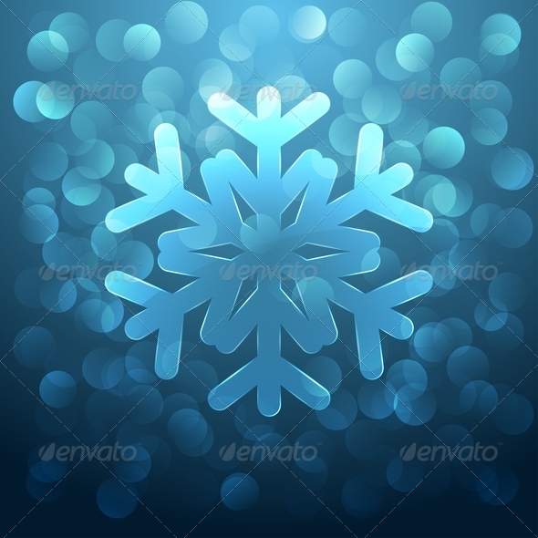 Glass Snowflake - Christmas Seasons/Holidays