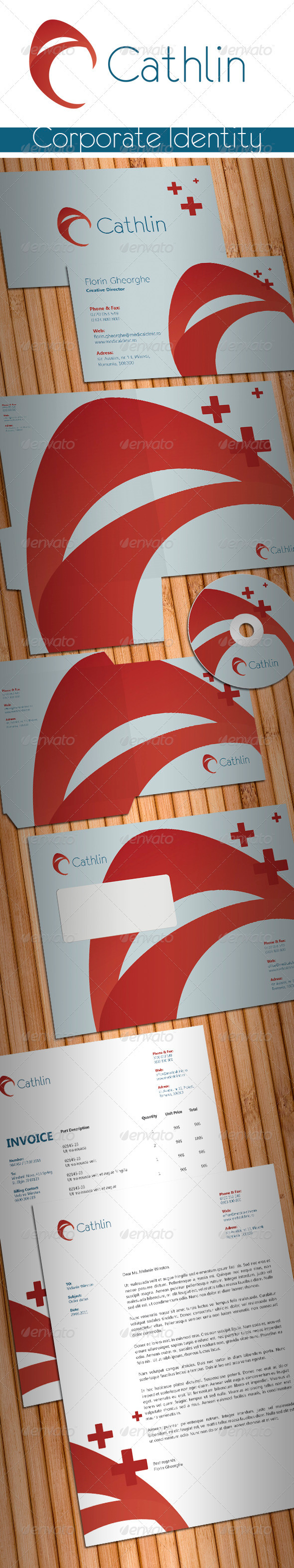 Medical Clinic Stationery - Stationery Print Templates