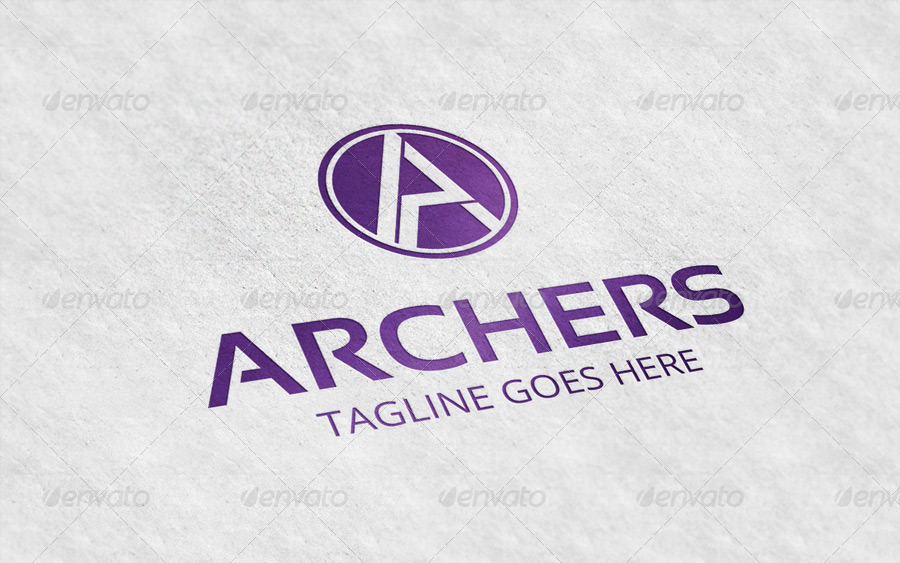 Archers Letter A Logo Template By Tovarkov Graphicriver