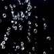 Water on a Black Background - VideoHive Item for Sale