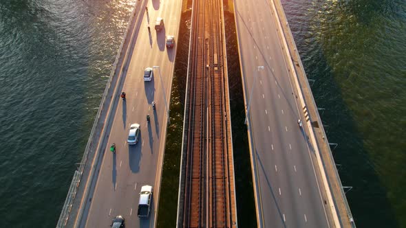 4K UHD : Bangkok thailand aerial city view drone footage over the city alt