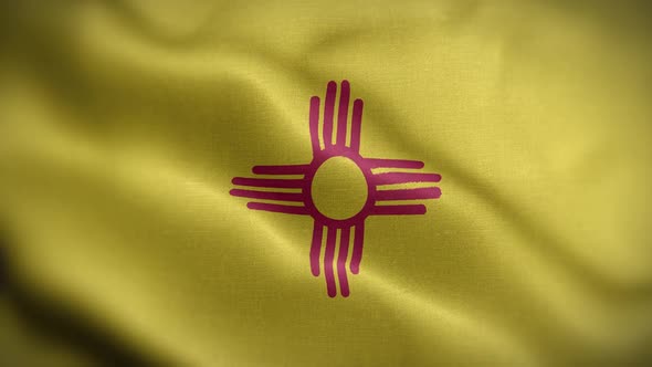 New Mexico State Flag Front HD alt