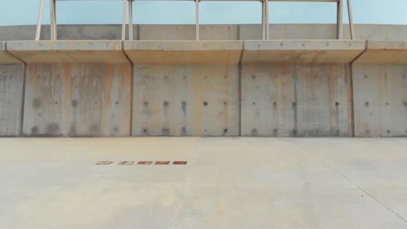 Drone Shot Revealing a Vast Ocean Horizon in Egypt alt