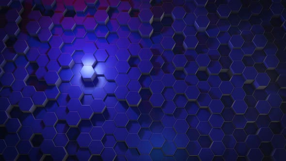 Background with Hexagons