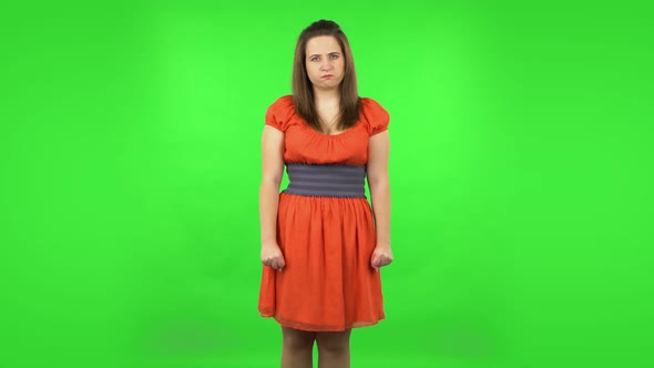 Cute Girl Is Waiting and Angry alt