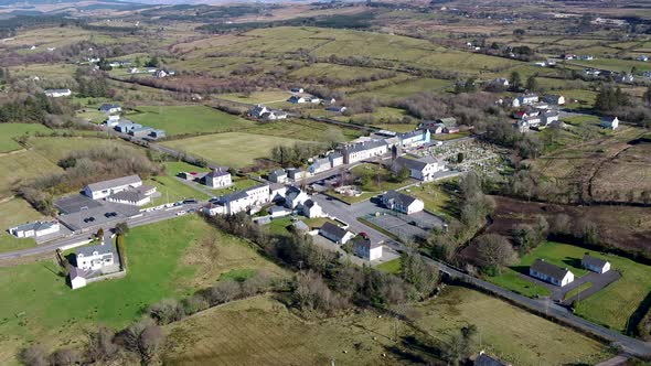 Aerial View of Frosses in County Donegal  Ireland alt