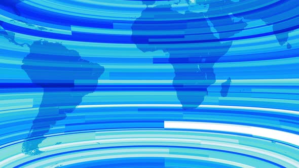 Technology Lines with earth map News Background. 4k techy news background. alt