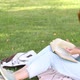 Woman Reading In A Park 7 - VideoHive Item for Sale