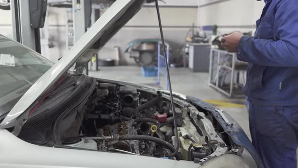 Car Service, Repair, Maintenance and People Concept alt