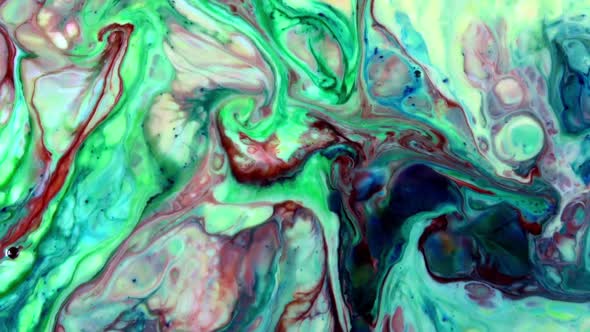 Close Up Of Abstract Colorful Fluid Paint Background Textured 2 alt