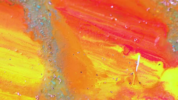 eautiful colorful background with glitter and colored bubbles in oil and watercolor alt