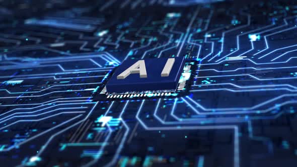 Ai Artificial Intelligence Operation Chip Circuit Board