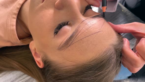 Microblading Procedure Permanent Makeup