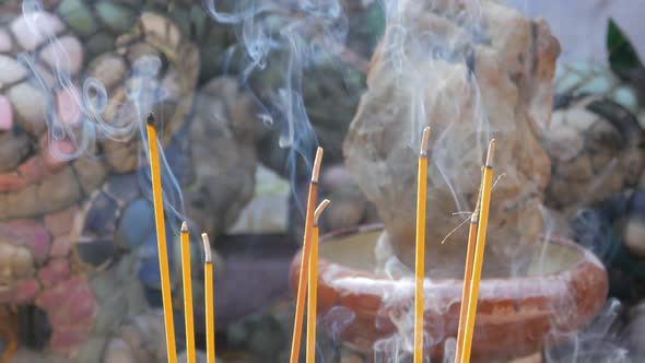 Incense Burning, Hoi An, Vietnam