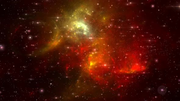 Red Galaxy Space Motion Loop Background