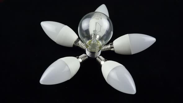 Ratio Of Led Bulb Vs Incandescent Bulbs 1.