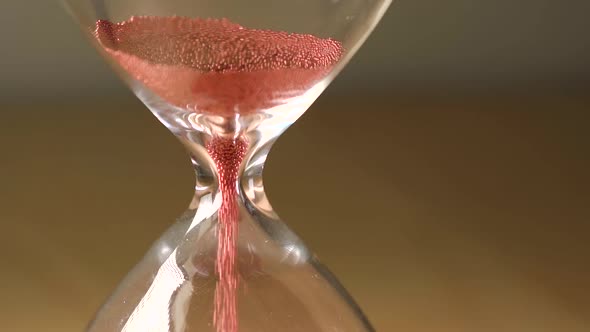 Hourglass Measuring the Passing Time in a Countdown to a Deadline alt