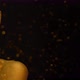Woman With Golden Skin Blowing Gold Dust To Camera Studio - VideoHive Item for Sale