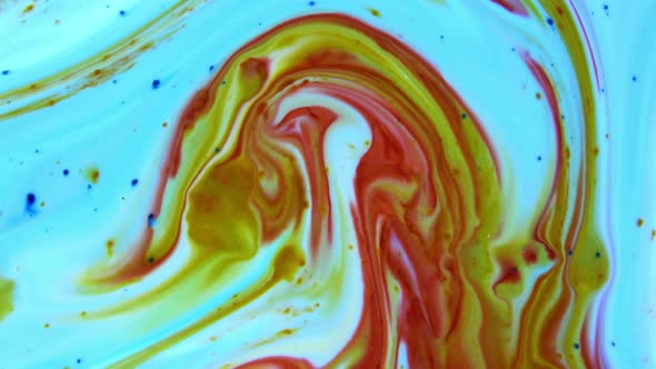 Psychedelic Colour Paint  Spreading Swirling 68 alt