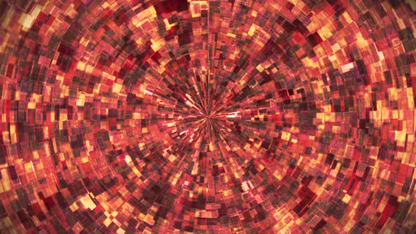 Broadcast Hi-Tech Glittering Abstract Patterns Tunnel 028
